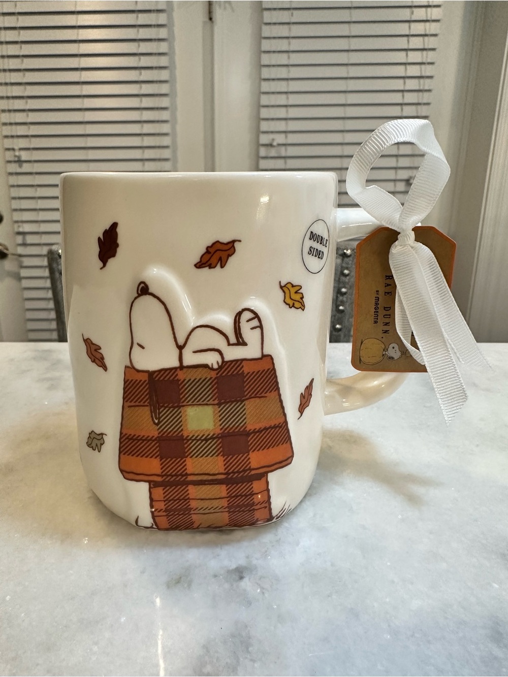 Peanuts Snoopy Rae Dunn “Fall is in the Air” Ceramic Mug